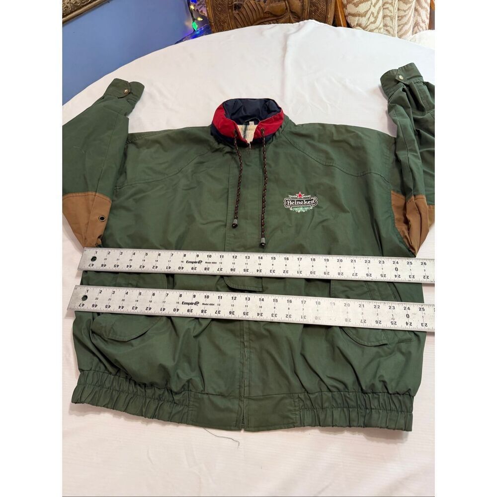 Heineken Men’s Vintage Green Embroidered Jacket Size XXL - Picture 7 of 13